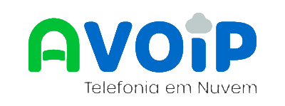 Logomarca da avoip para um texto de Voip e sip