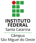 Logo do Instituto Federal de Santa Catarina Campus São Miguel do Oeste